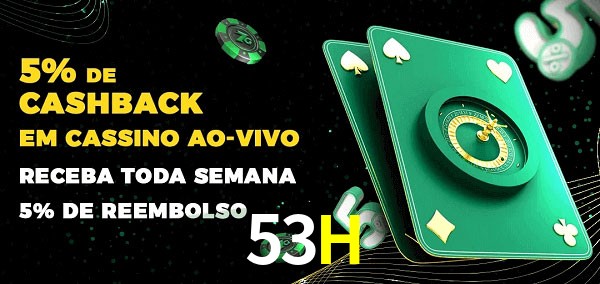 Promoções do cassino ao Vivo 53H